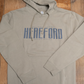 Retro NJHA Hereford Logo Hoodie-Cement
