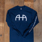 AHA Logo Long-sleeve Navy Tee