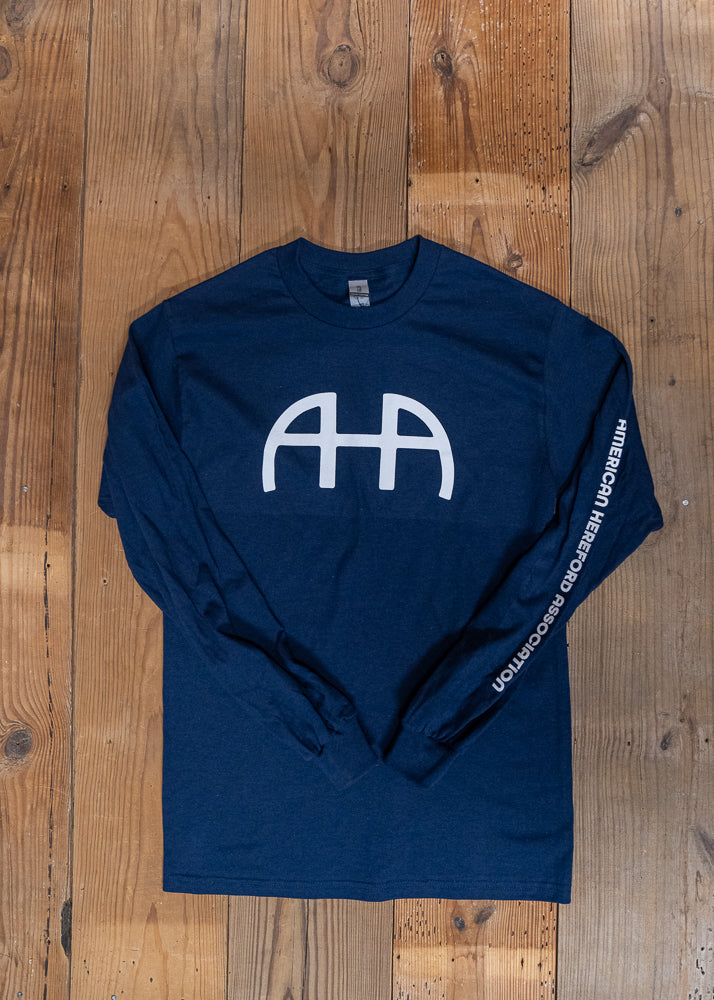 AHA Logo Long-sleeve Navy Tee