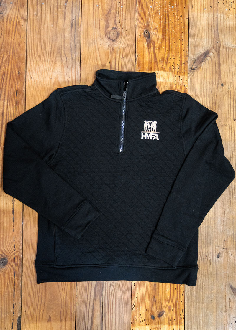 HYFA Logo Men's  1/4 Zip Quilted Pullover Sweatshirt