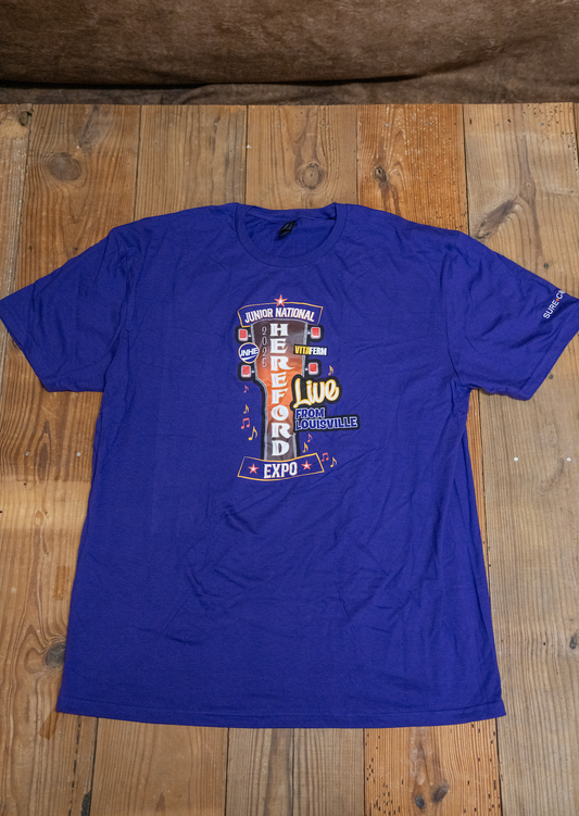 Purple 2025 Hereford Expo Live Louisville Tee (Adult)