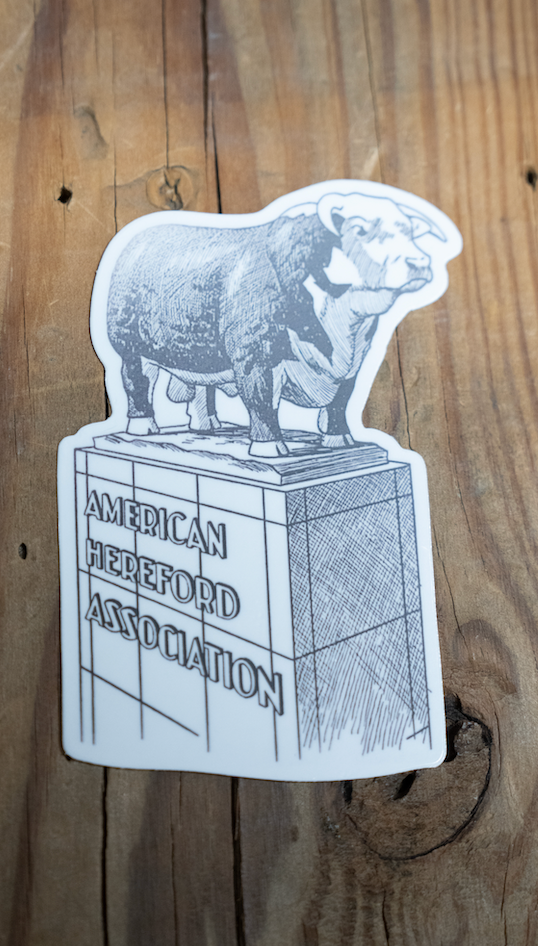 Iconic Hereford Bull Sticker