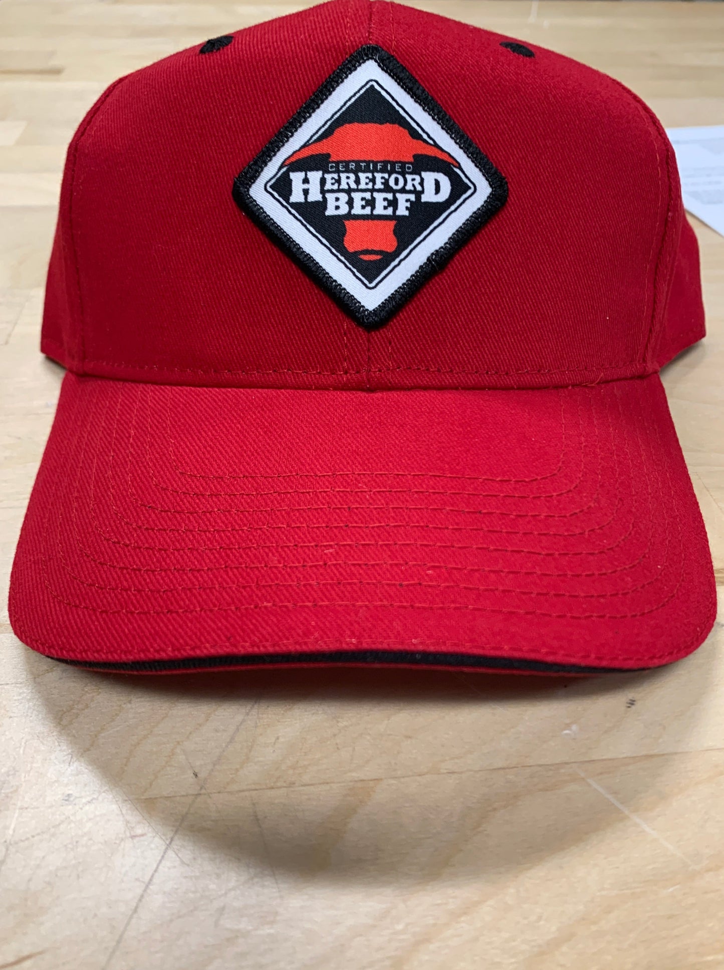 Red CHB Certified Meat Cutter Hat
