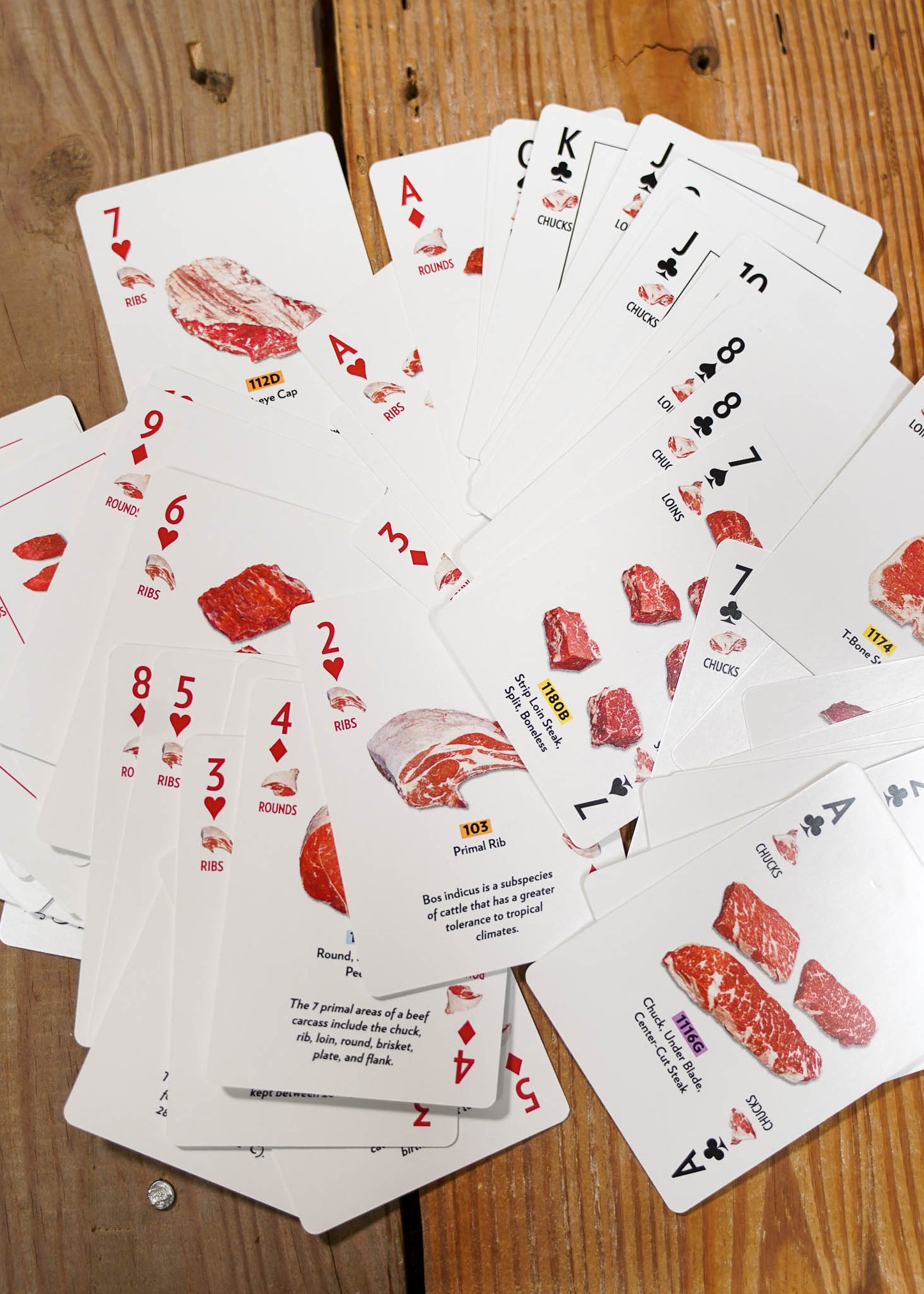 Certified Hereford Beef Playing Cards