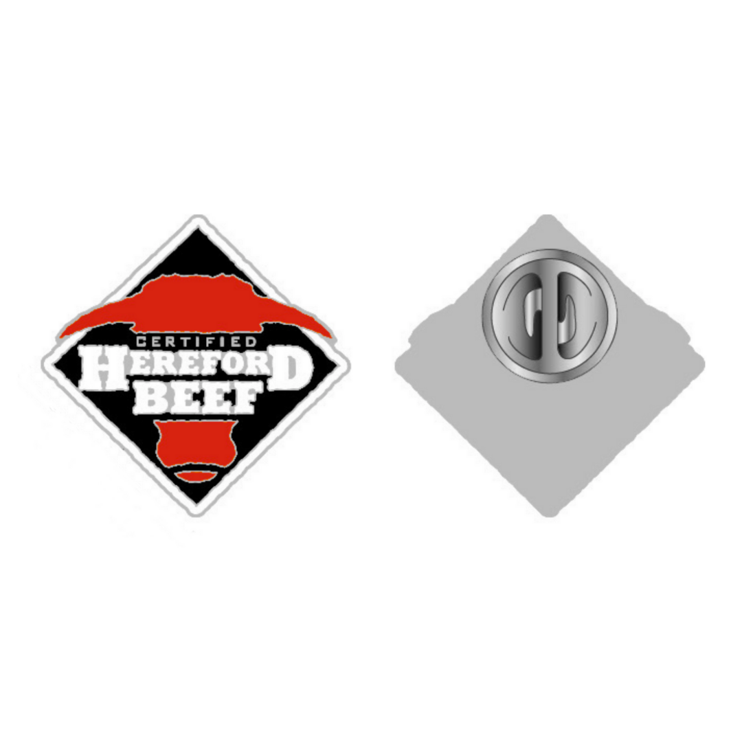 Certified Hereford Beef Lapel Pin